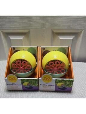 Sun Squad Mini Bubble Maker Fun Bubble Toy for Kids Ages 3+, Lot of 2